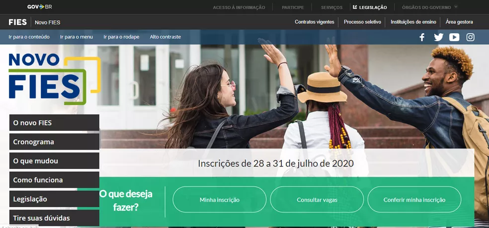 Inscrições FIES 2023