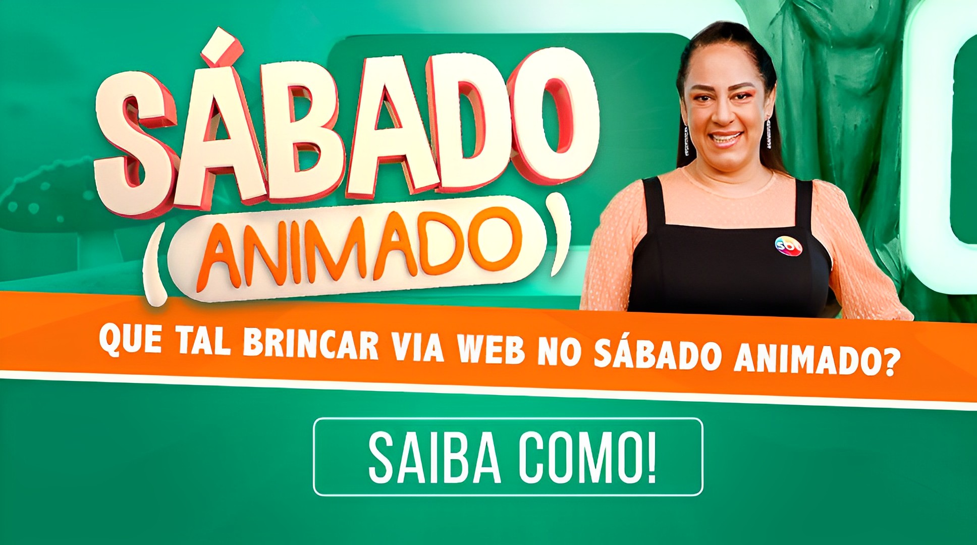 Banner do programa Sábado Animado