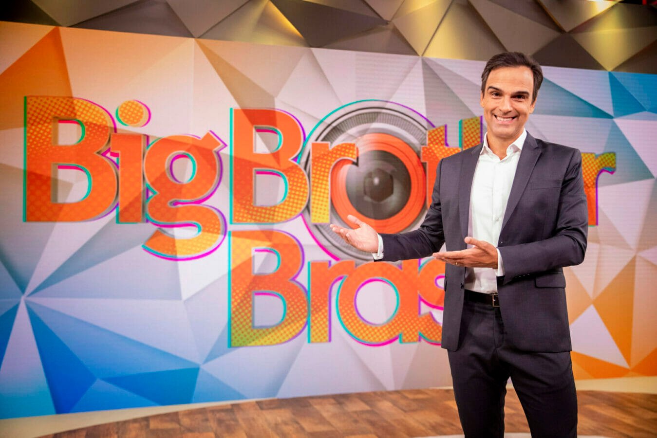 Tadeu Schmidt, apresentador do Big Brother Brasil 2023